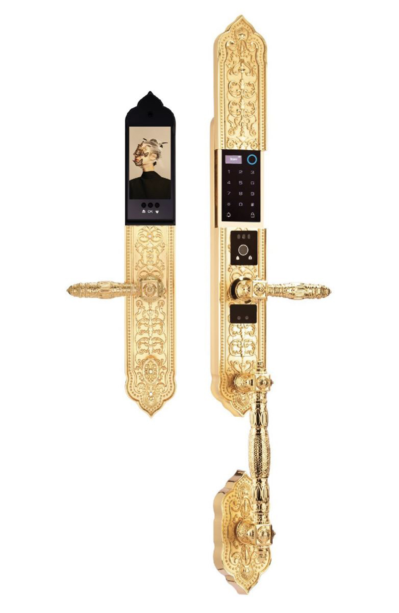 Top 10 Mẫu Khóa Cửa Thông Minh Cao Cấp Mới Nhất Hiện Nay 19 Khóa Cửa Đại Sảnh Demax Sl988 24K Brass Sản Phẩm Cao Cấp Cho Các Công Trình Sàng Trọng