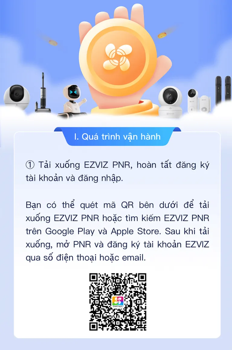 TẢI EZVIZ PNR NHANH TAY TÍCH ĐIỂM – NHẬN QUÀ THẢ GA