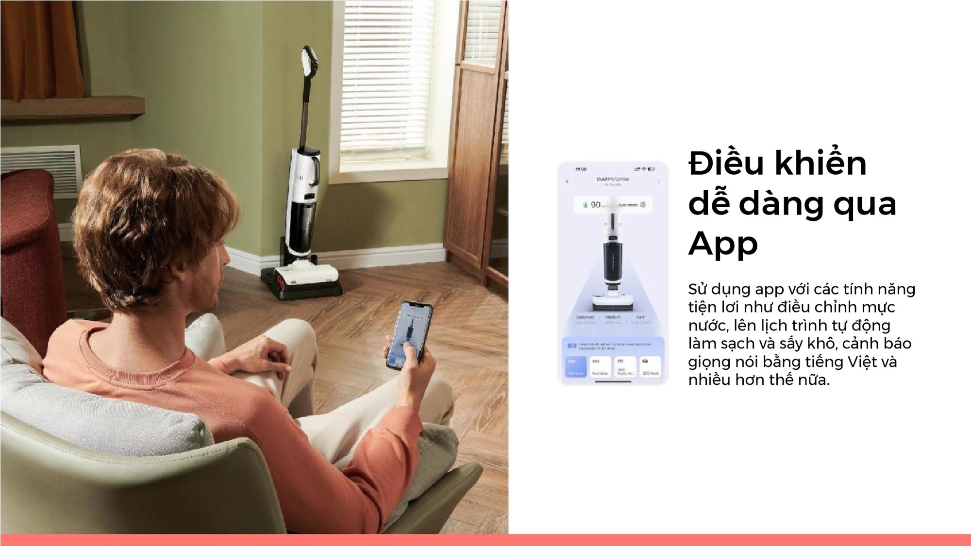 Roborock Dyad Pro Combo Lau Nhà Kiêm Hút Bụi Cầm Tay 22 Roborock Dyad Pro Combo Lau Nhà Kiêm Hút Bụi Cầm Tay - Akia Smart Home