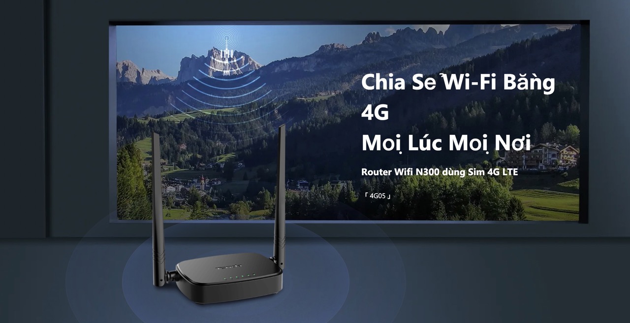 Router Wifi Lte Tenda 4G05 Dùng Sim 4G N300 6 Router Wifi Lte Tenda 4G05 Dùng Sim 4G N300 - Akia Smart Home