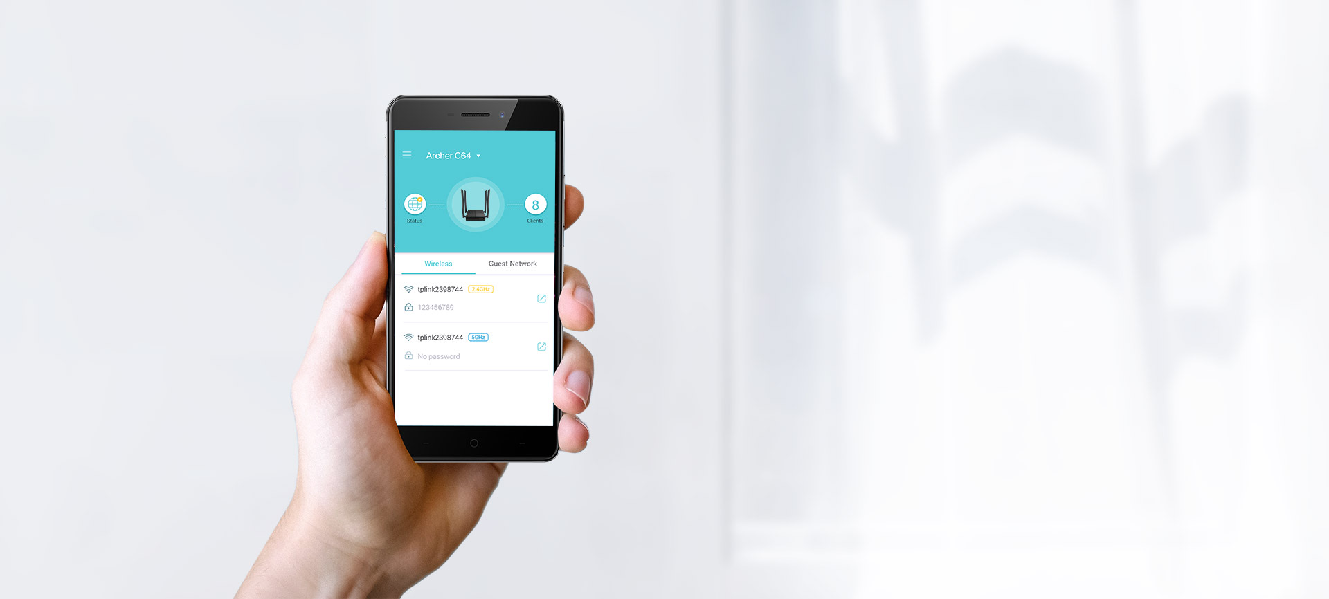 Router Wifi Tp-Link C64 Băng Tần Kép Ac1200 Mumimo 6 Router Wifi Tp-Link C64 Băng Tần Kép Ac1200 Mumimo - Akia Smart Home