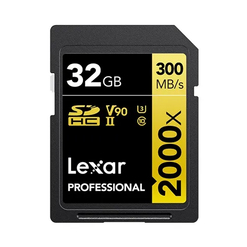 Thẻ nhớ Lexar Professional 2000x SDHC™/SDXC™ UHS-II Dòng GOLD - AKIA Smart Home