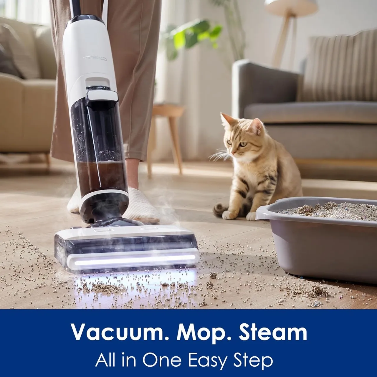 Tineco Floor One S7 Steam lau nhà bằng hơi nóng - AKIA Smart Home