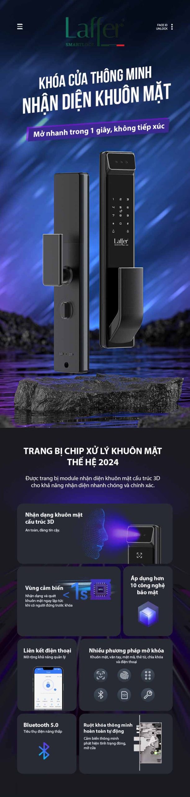 Khoá Nhận Diện Khuôn Mặt Laffer Fd02 6 Khoá Nhận Diện Khuôn Mặt Laffer Fd02