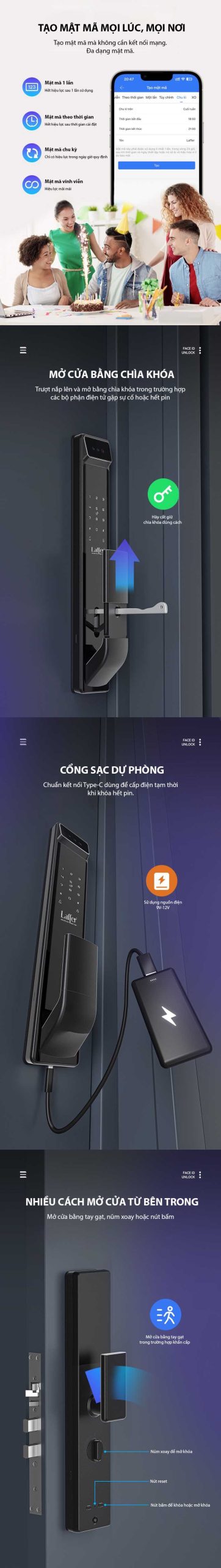 Khoá Nhận Diện Khuôn Mặt Laffer Fd02 9 Khoá Nhận Diện Khuôn Mặt Laffer Fd02