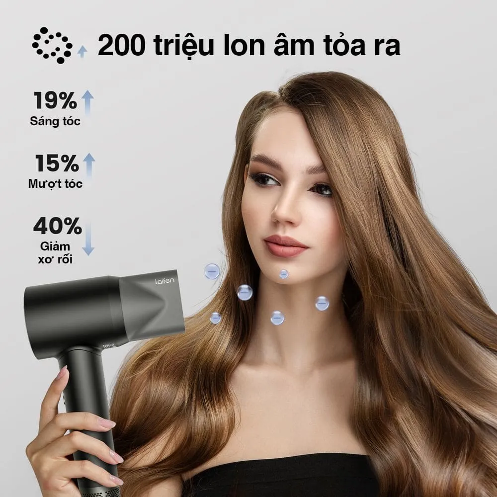 Máy sấy tóc ion âm Laifen Swift tốc độ cao - AKIA Smart Home
