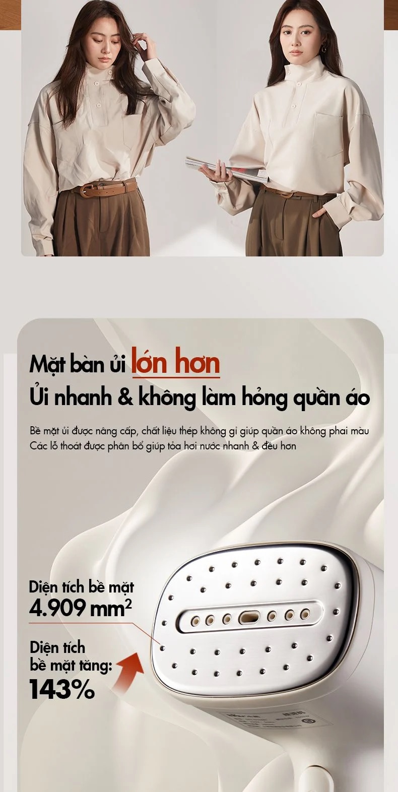 Bàn Ủi Hơi Nước Cầm Tay Bear Gtj-D10M1 13 Bàn Ủi Hơi Nước Cầm Tay Bear Gtj-D10M1 - Akia Smart Home