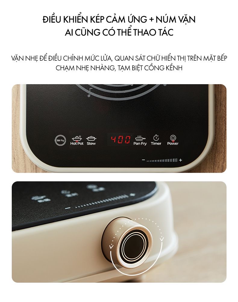 Bếp Điện Từ Bear Dcl-A22Q5 8 Mức Nhiệt - Akia Smart Home Bếp Điện Từ Bear Dcl-A22Q5 8 Mức Nhiệt - Akia Smart Home