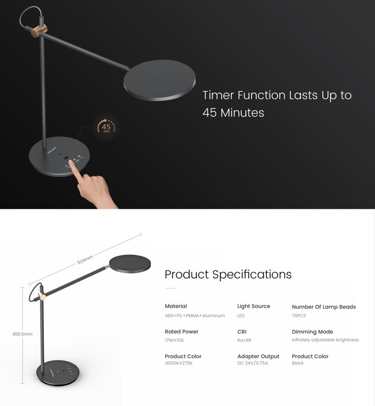 Đèn Bàn Chống Cận Yeelight Mate 17W Ra98 6 Đèn Bàn Chống Cận Yeelight Mate 17W Ra98 - Akia Smart Home