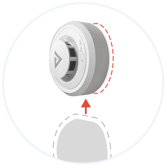 Cảm Biến Khói Vconnex Không Dây Bluetooth Mesh 10 Cảm Biến Khói Vconnex Không Dây Bluetooth Mesh - Akia Smart Home
