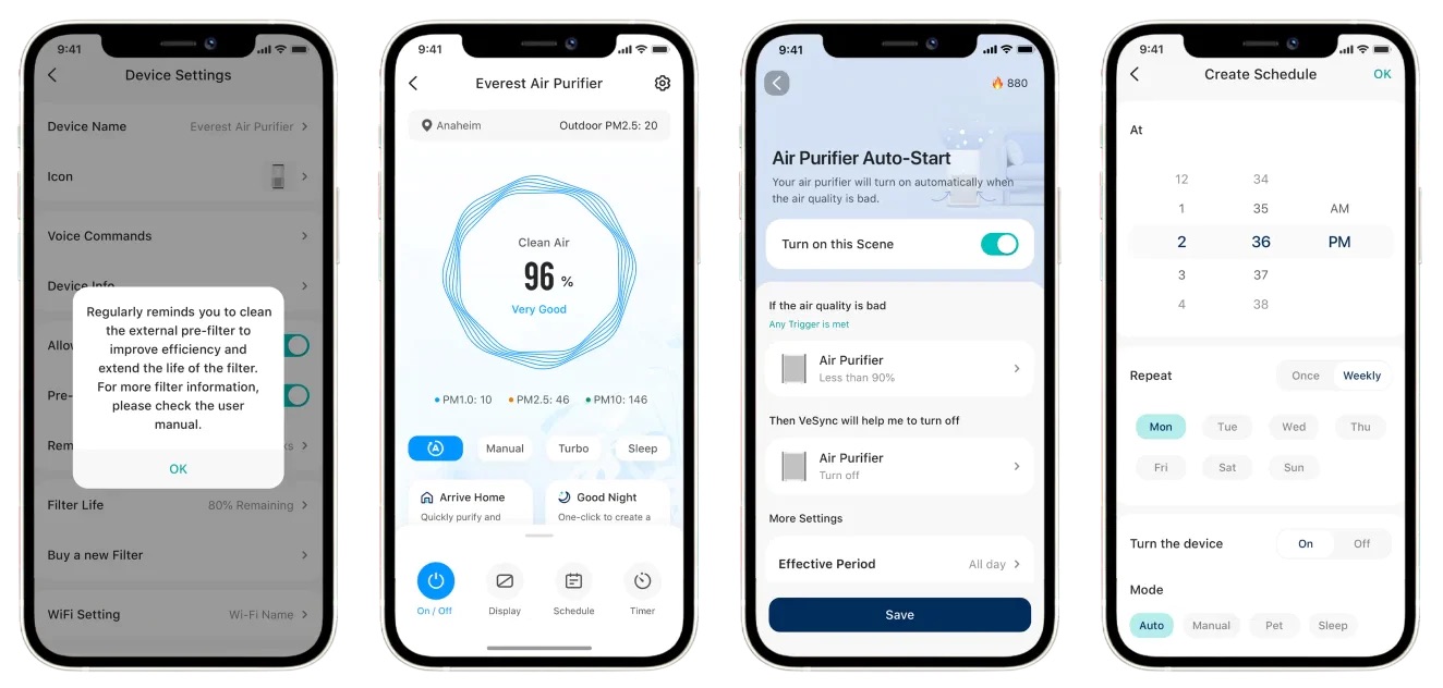 Máy Lọc Không Khí Thông Minh Levoit Everestair - Akia Smart Home Máy Lọc Không Khí Thông Minh Levoit Everestair - Akia Smart Home
