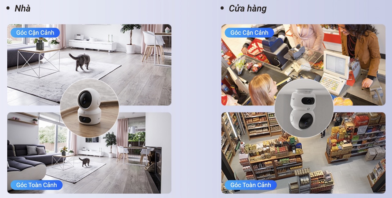 Camera 2 Mắt Trong Nhà Ezviz H7C Dual 4Mp+4Mp 14 Camera 2 Mắt Trong Nhà Ezviz H7C Dual - Akia Smart Home