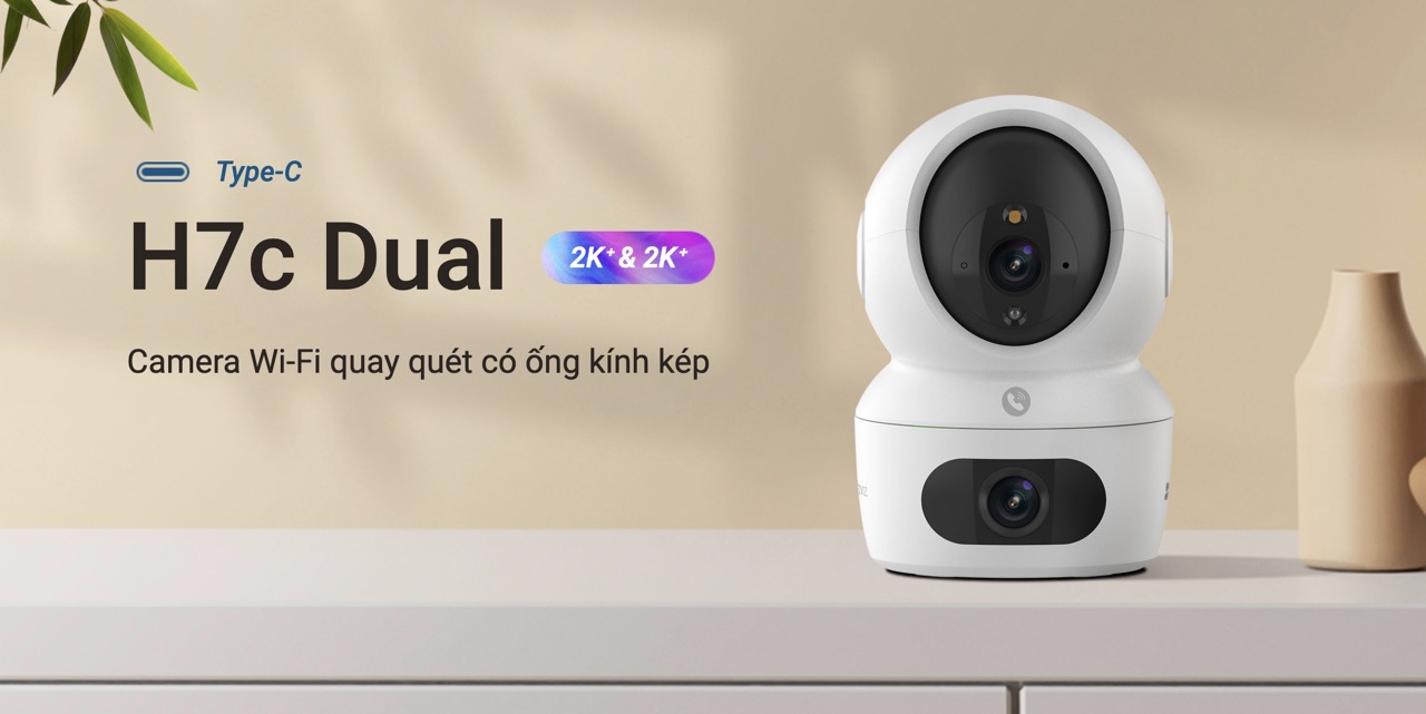 Camera 2 Mắt Trong Nhà Ezviz H7C Dual 4Mp+4Mp 10 Camera 2 Mắt Trong Nhà Ezviz H7C Dual - Akia Smart Home