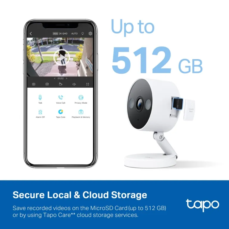 Camera wifi Tapo C120 trong nhà và ngoài trời 2K 4MP - AKIA Smart Home