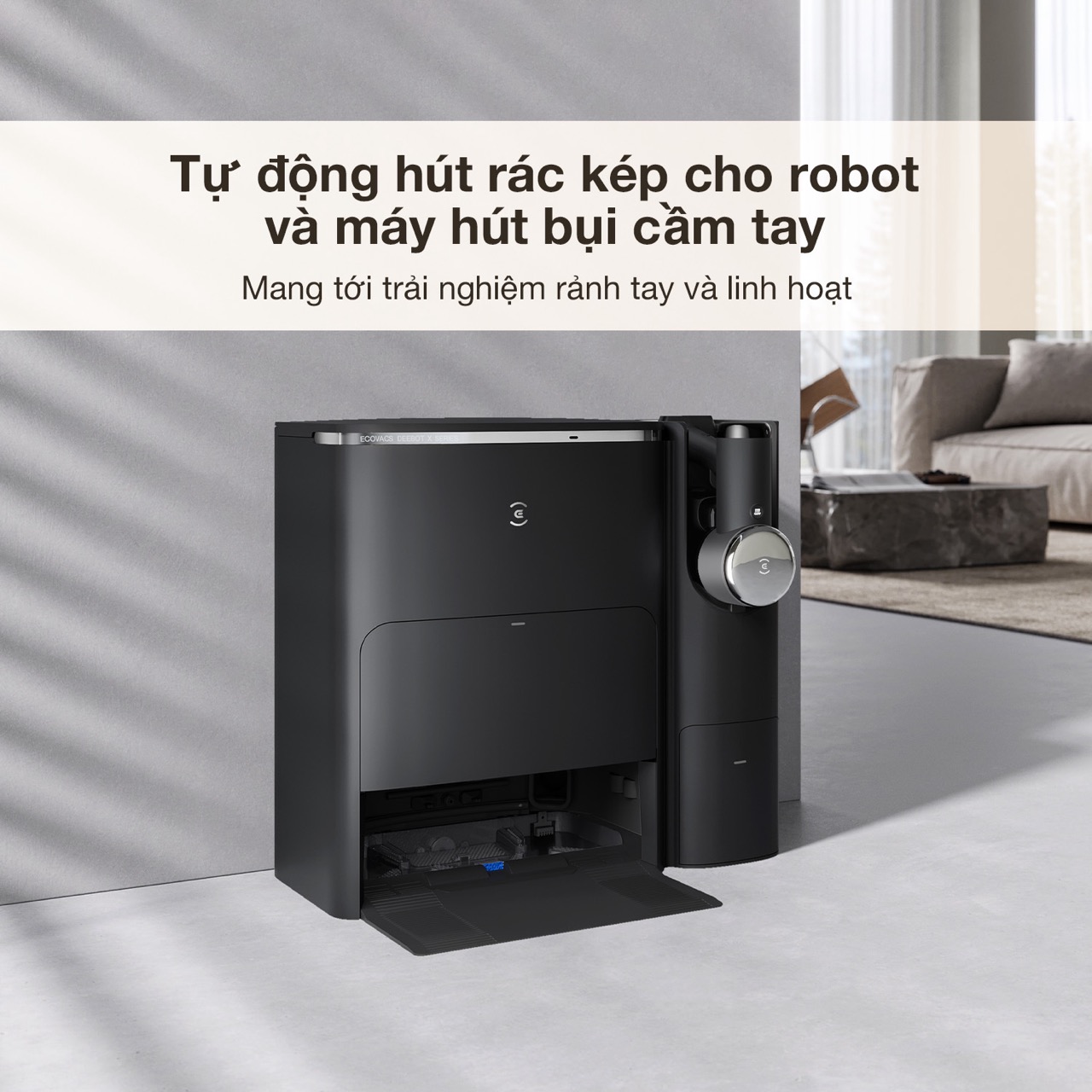 Robot Ecovacs Deebot X2 Combo 2 Trong 1 19 Robot Ecovacs Deebot X2 Combo 2 Trong 1 - Akia Smart Home