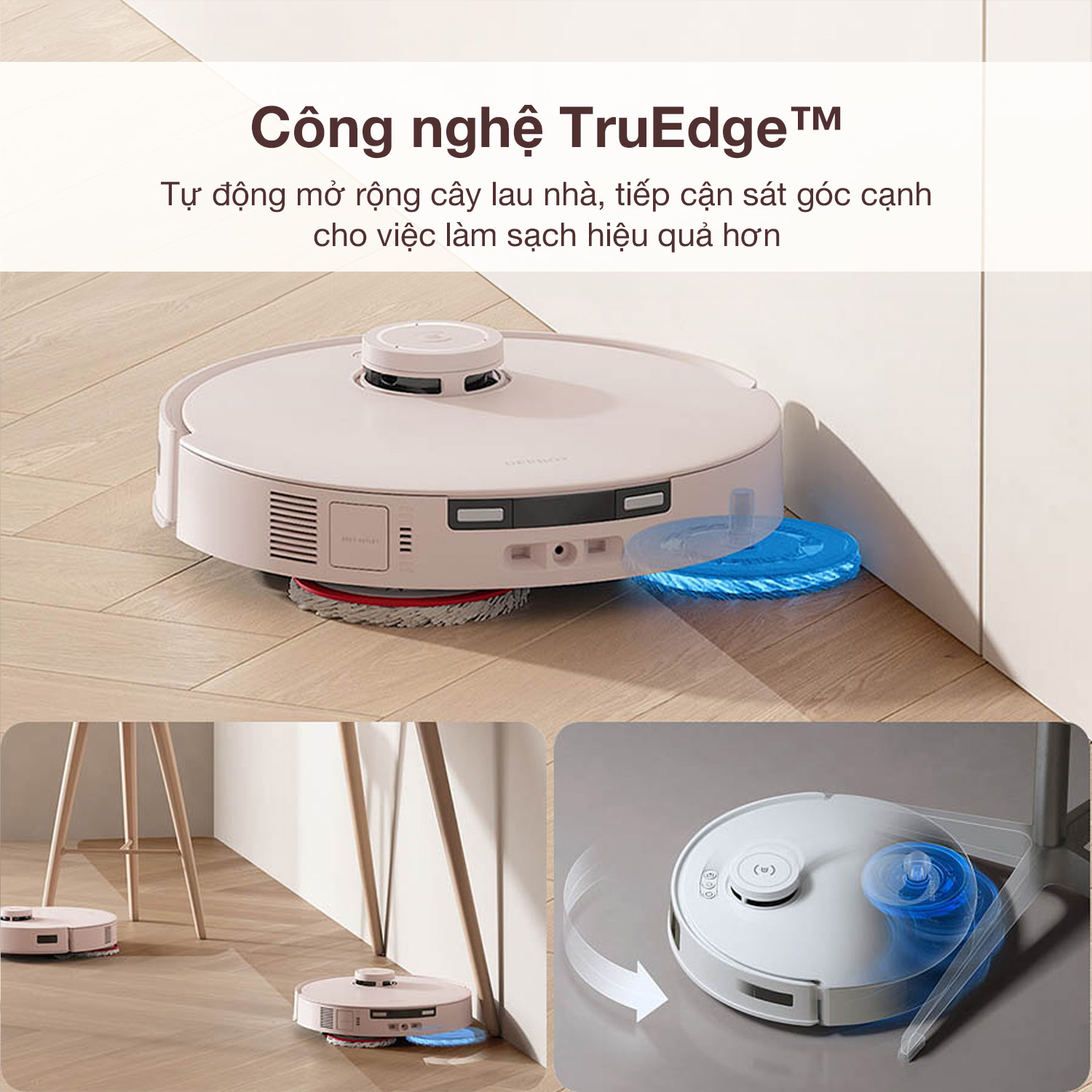 Robot Hút Bụi Lau Nhà Ecovacs T30 Pro Omni 24 Robot Hút Bụi Lau Nhà Ecovacs T30 Pro Omni - Akia Smart Home