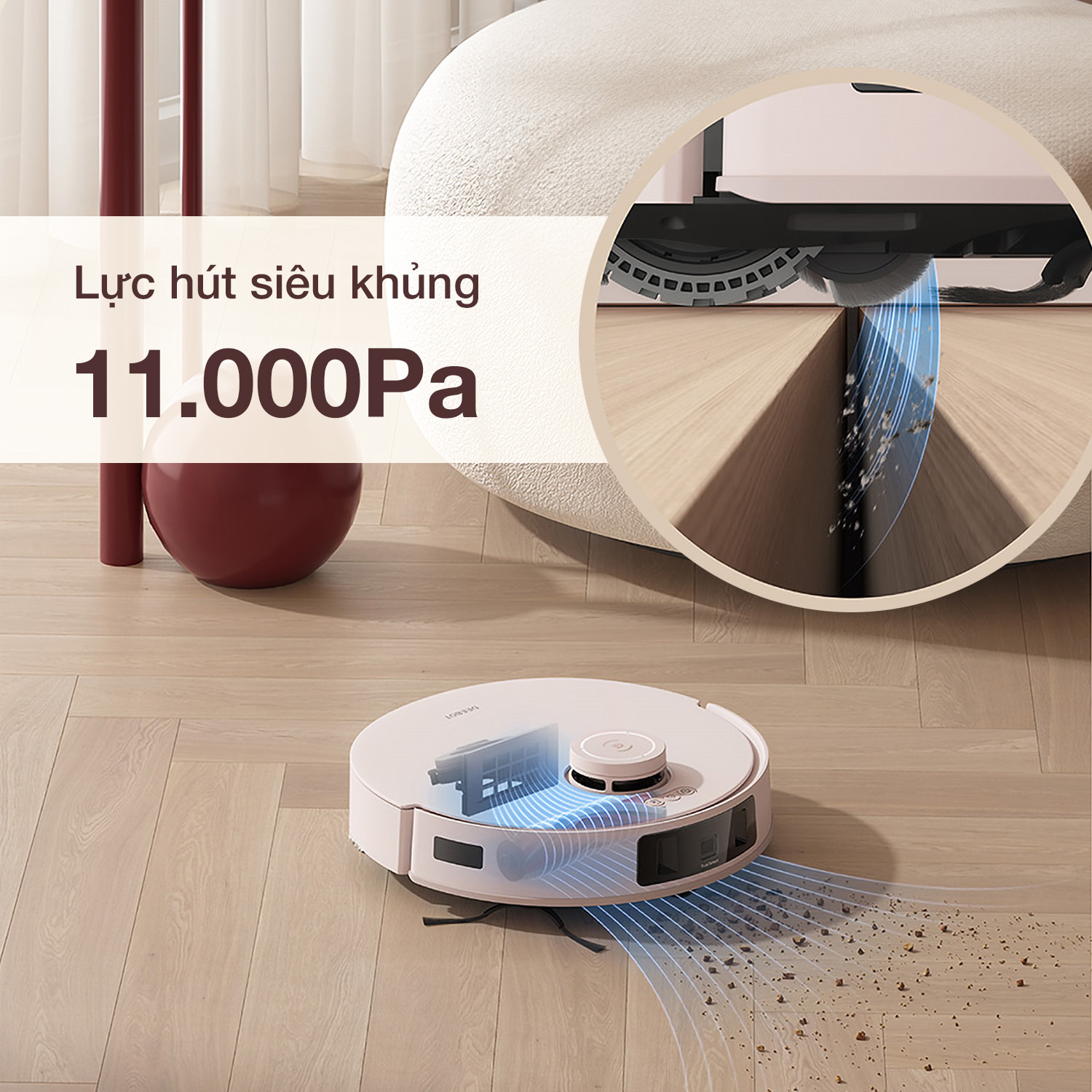 Robot Hút Bụi Lau Nhà Ecovacs T30 Pro Omni 25 Robot Hút Bụi Lau Nhà Ecovacs T30 Pro Omni - Akia Smart Home