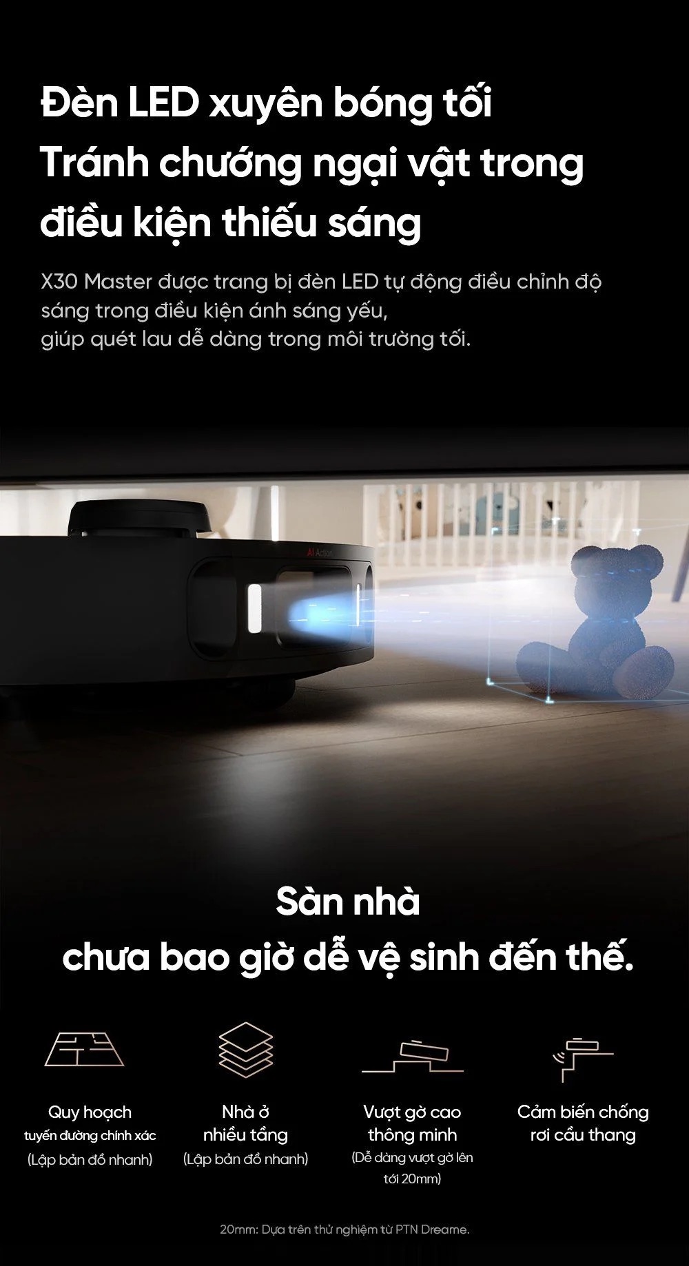 Robot Hút Bụi Lau Sàn Dreame X30 Master 50 Robot Hút Bụi Lau Sàn Dreame X30 Master