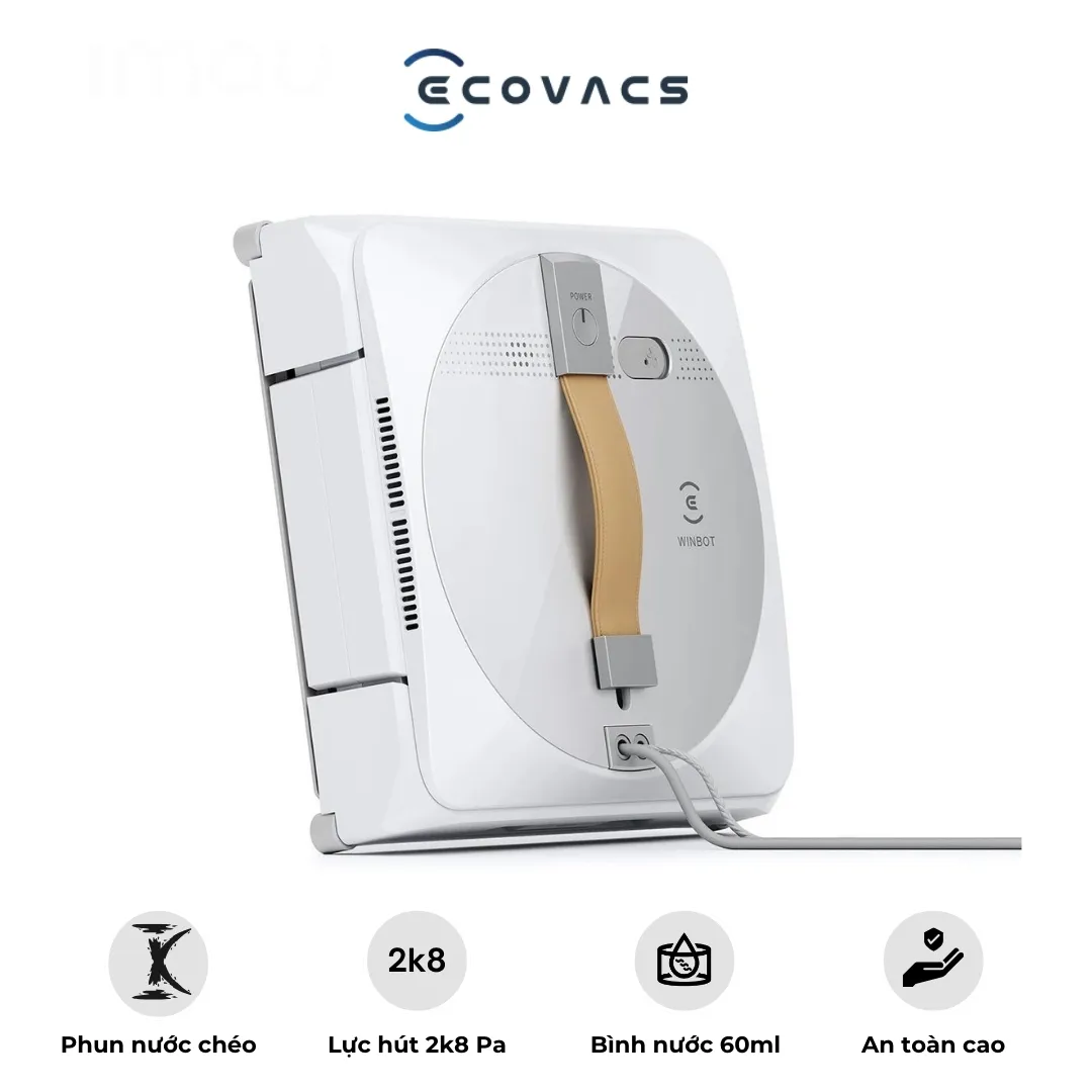 Robot lau kính Ecovacs Winbot W1 Pro - AKIA Smart Home