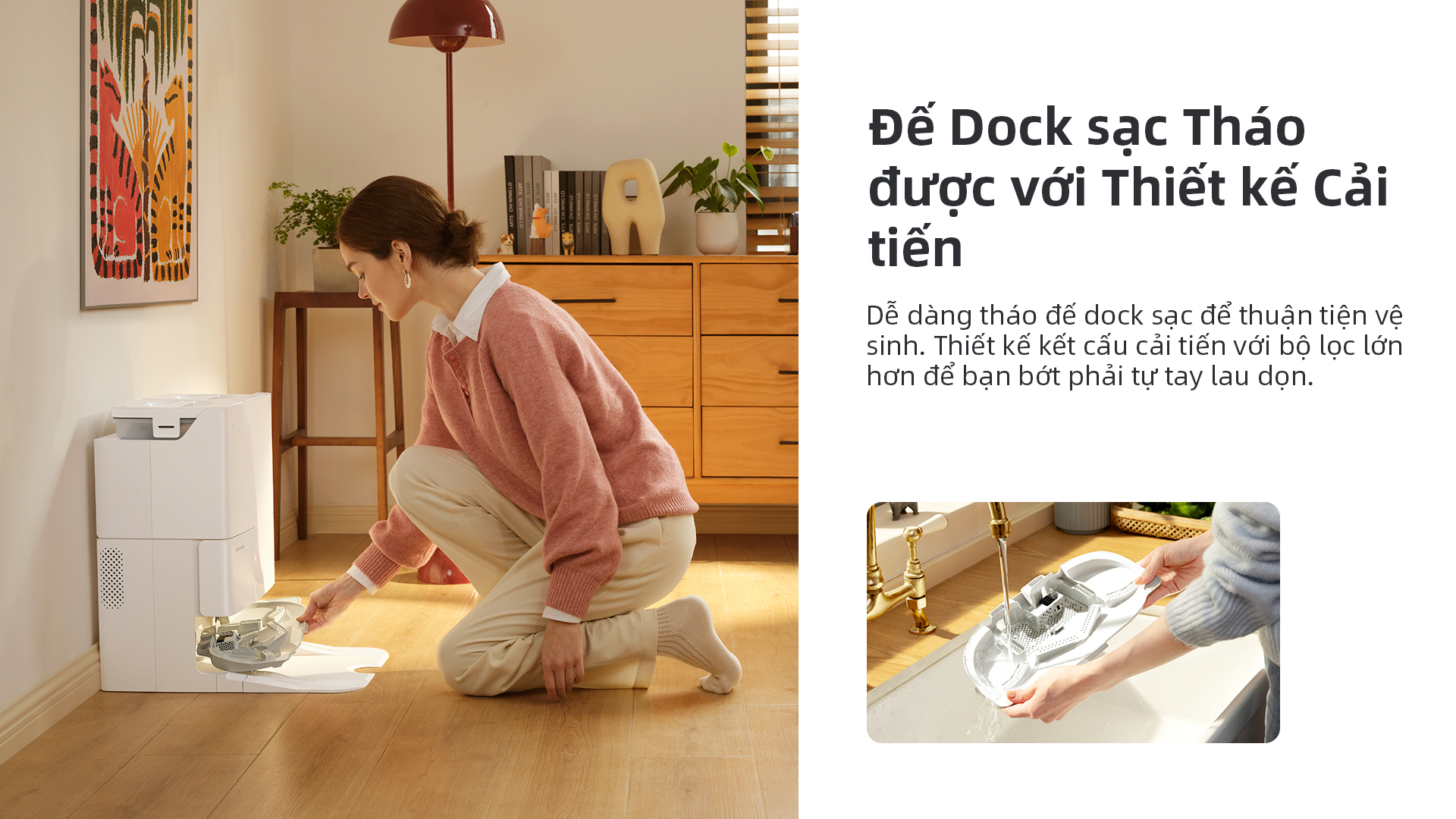 Robot Hút Bụi Lau Nhà Roborock Q Revo Pro - Akia Smart Home 