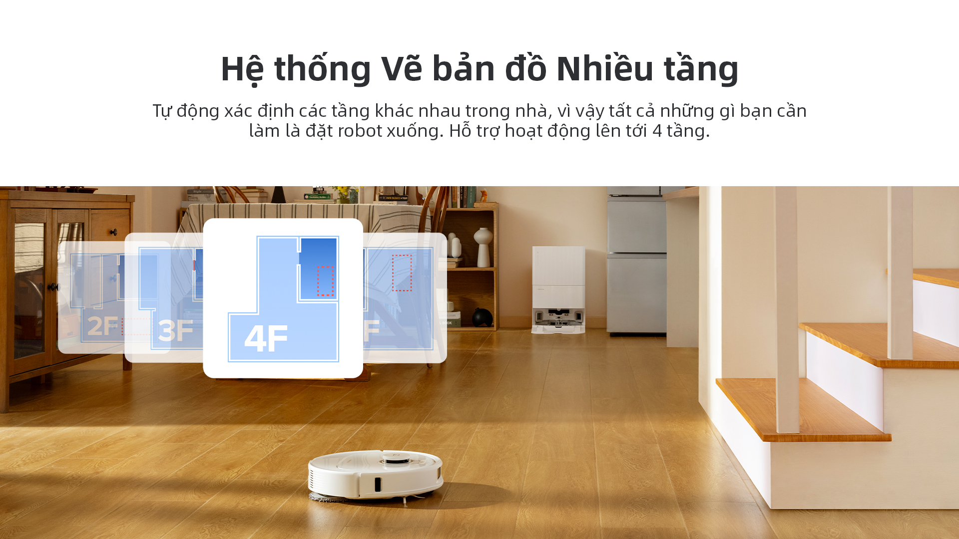 Robot Hút Bụi Lau Nhà Roborock Q Revo Pro - Akia Smart Home