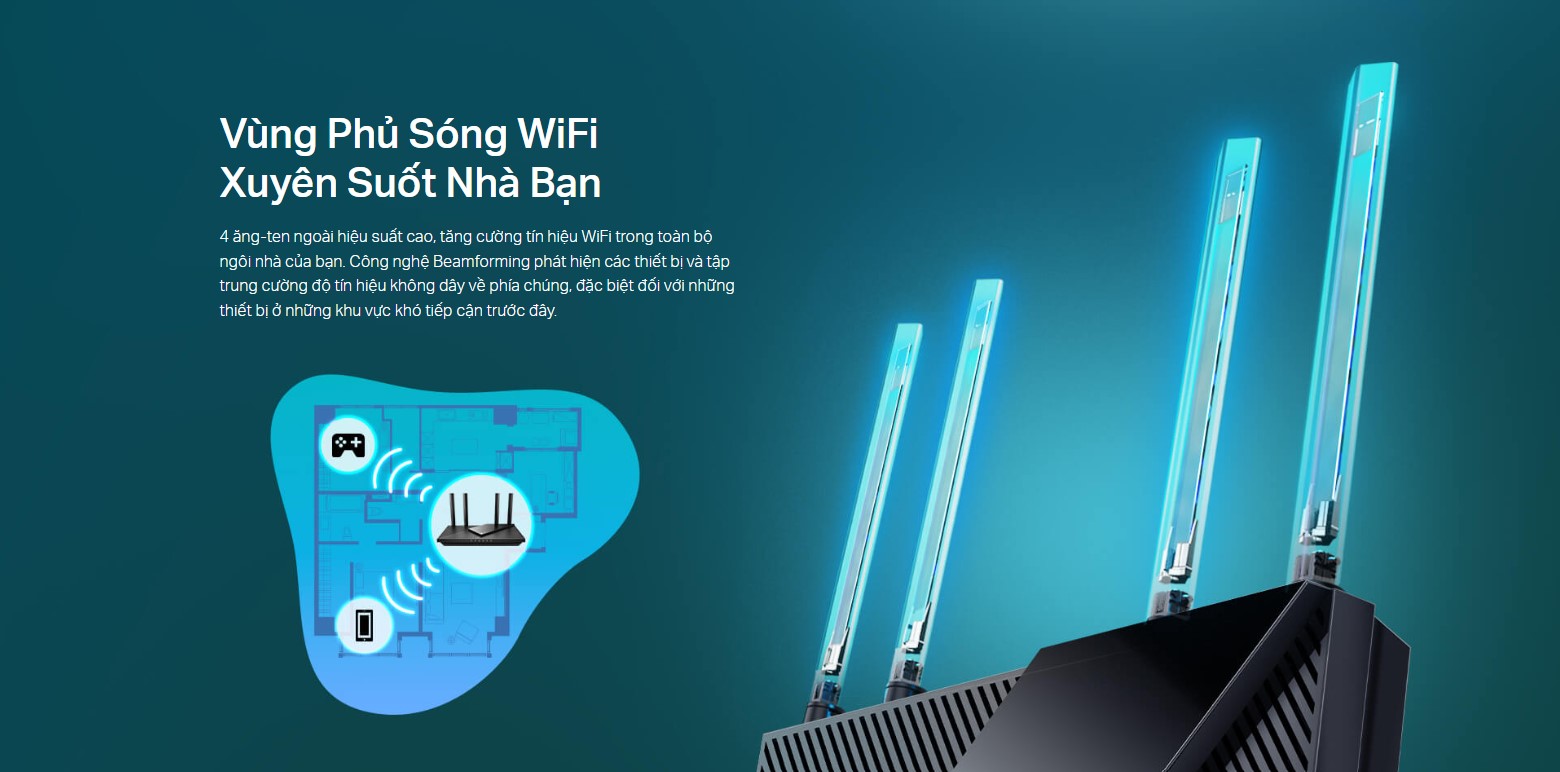 Bộ Phát Wifi Tp-Link Archer Ax55 Chuẩn Wifi 6 Ax3000 18 Bộ Phát Wifi Tp-Link Archer Ax55 Chuẩn Wifi 6 Ax3000 - Akia Smart Home