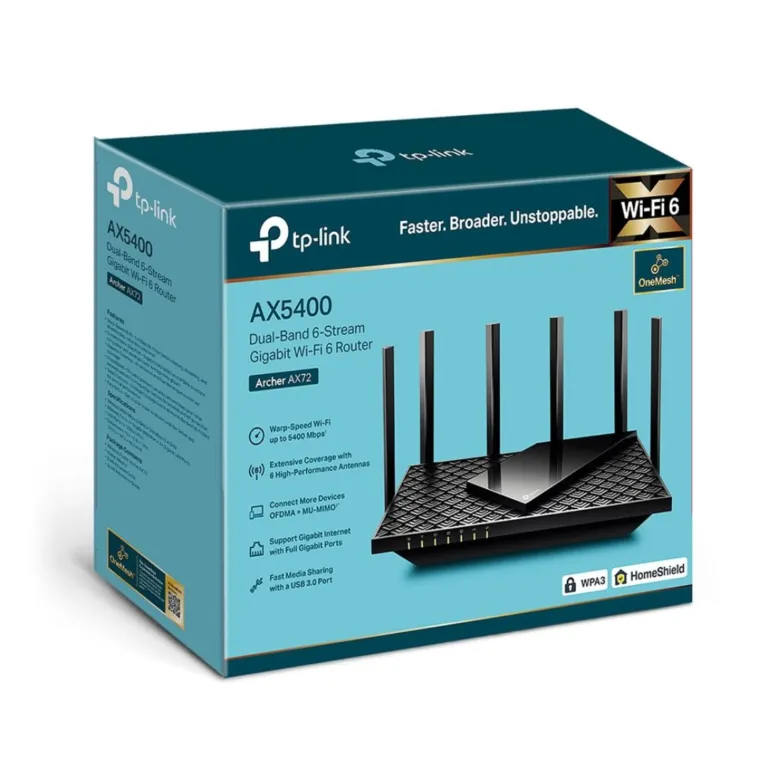 Router WiFi TP – Link Archer AX72 – Tốc độ AX5400 – Kết nối 100+ thiết bị | AKIA