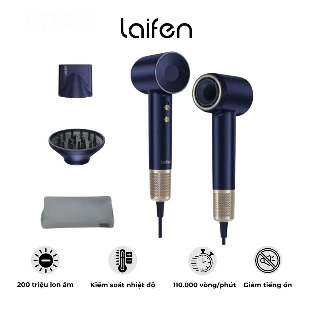 Máy sấy tóc Ion âm tốc độ cao Laifen Swift Premium | AKIA