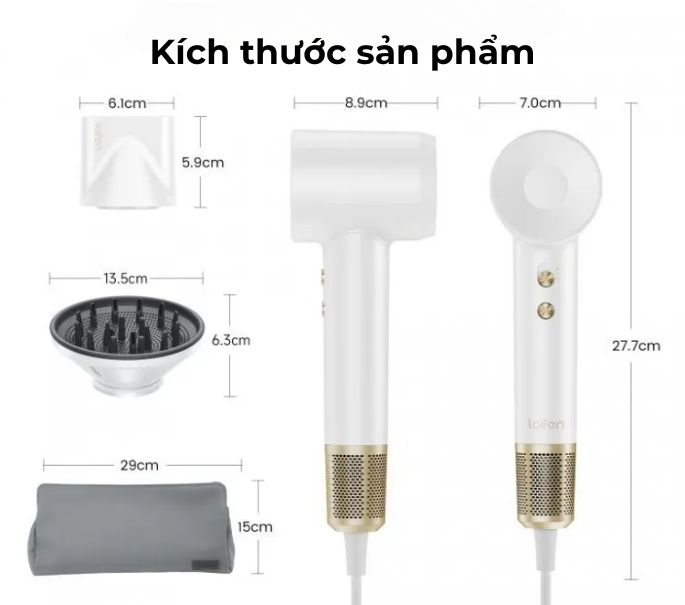 Máy Sấy Tóc Ion Âm Tốc Độ Cao Laifen Swift Premium 14 Máy Sấy Tóc Ion Âm Tốc Độ Cao Laifen Swift Premium