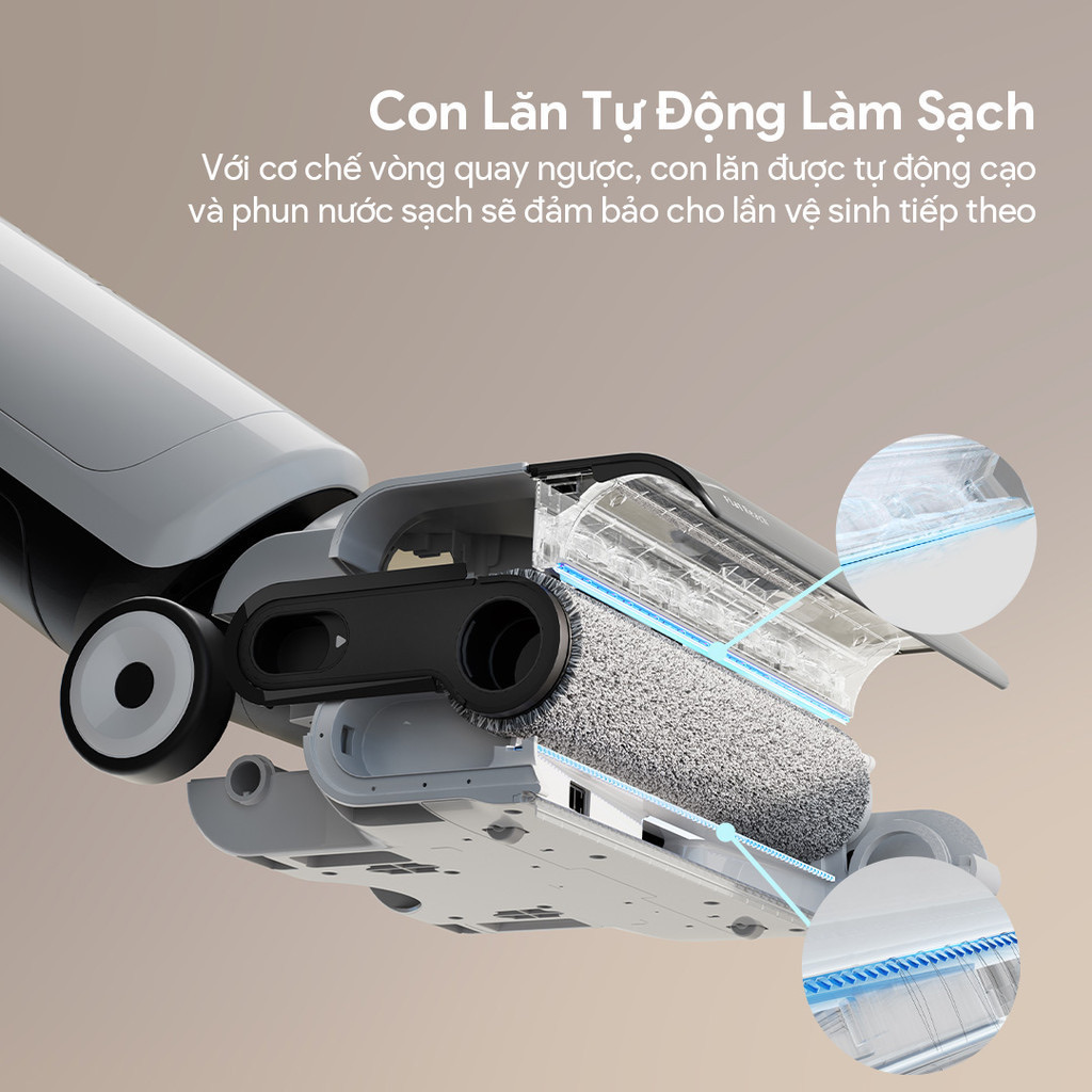 Cây Lau Nhà Hút Bụi Roborock Flexi Lite 14 Cây Lau Nhà Hút Bụi Roborock Flexi Lite - Akia Smart Home