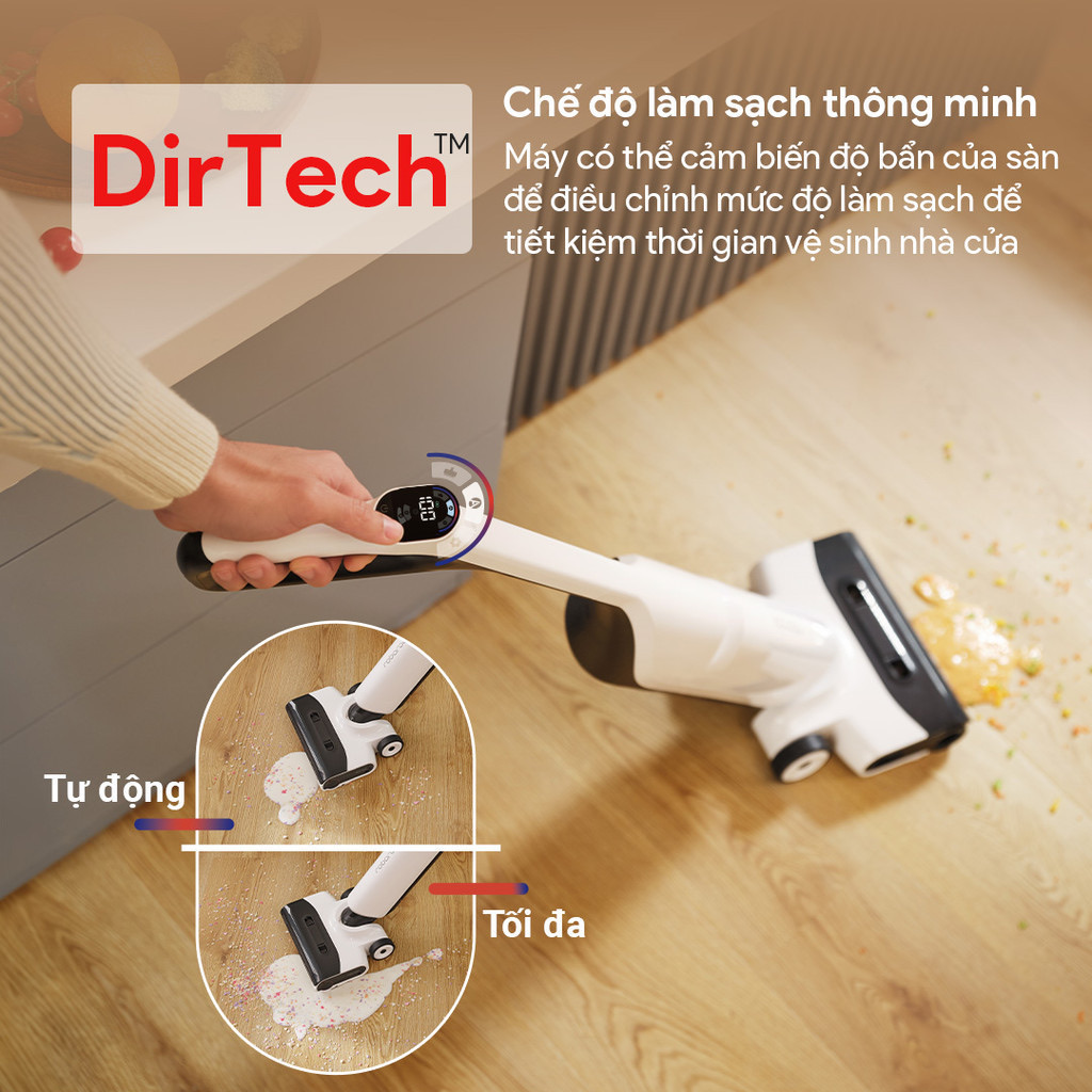 Cây Lau Nhà Hút Bụi Roborock Flexi Lite 13 Cây Lau Nhà Hút Bụi Roborock Flexi Lite - Akia Smart Home