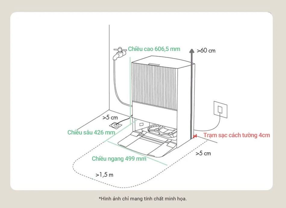 Bộ Bơm Xả Nước Tự Động Dành Cho Robot Hút Bụi Lau Nhà Dreame L20 Ultra 19 Bộ Bơm Xả Nước Tự Động Dành Cho Robot Hút Bụi Lau Nhà Dreame L20 Ultra Akia Smart Home