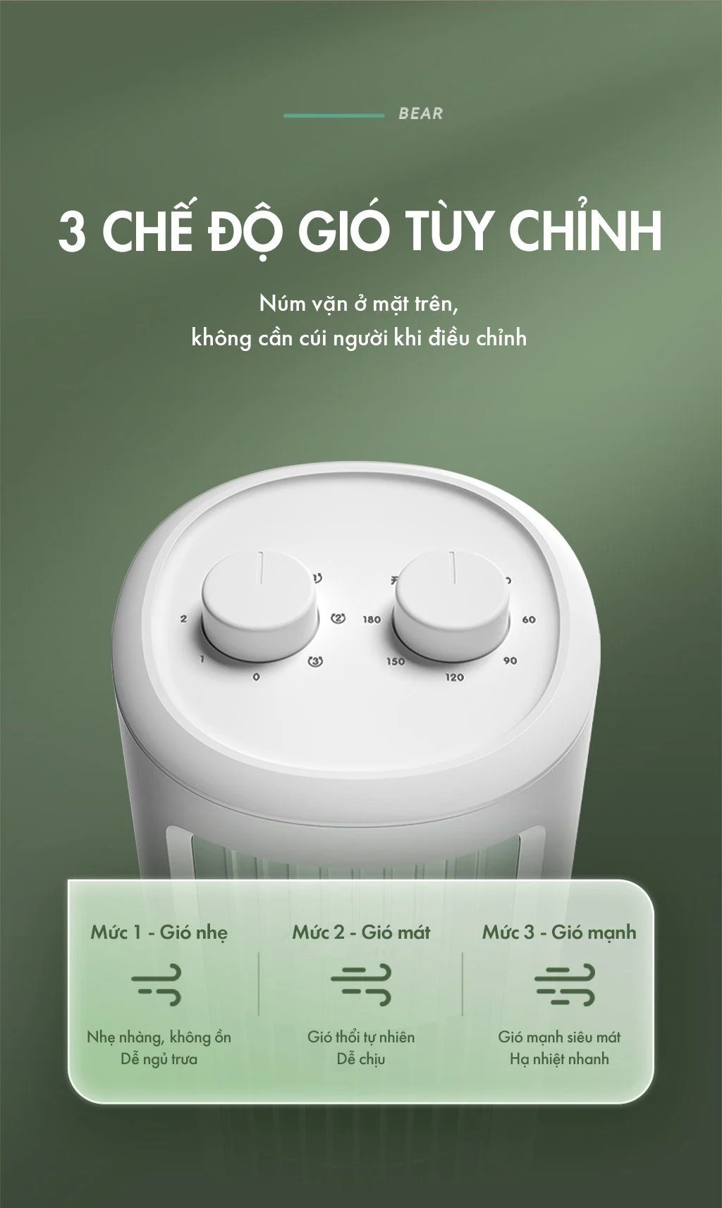 Quạt Tháp Điều Hòa Cao Cấp Bear Dfs-D40G1 12 Quạt Tháp Điều Hòa Cao Cấp Bear Dfs-D40G1 - Akia Smart Home