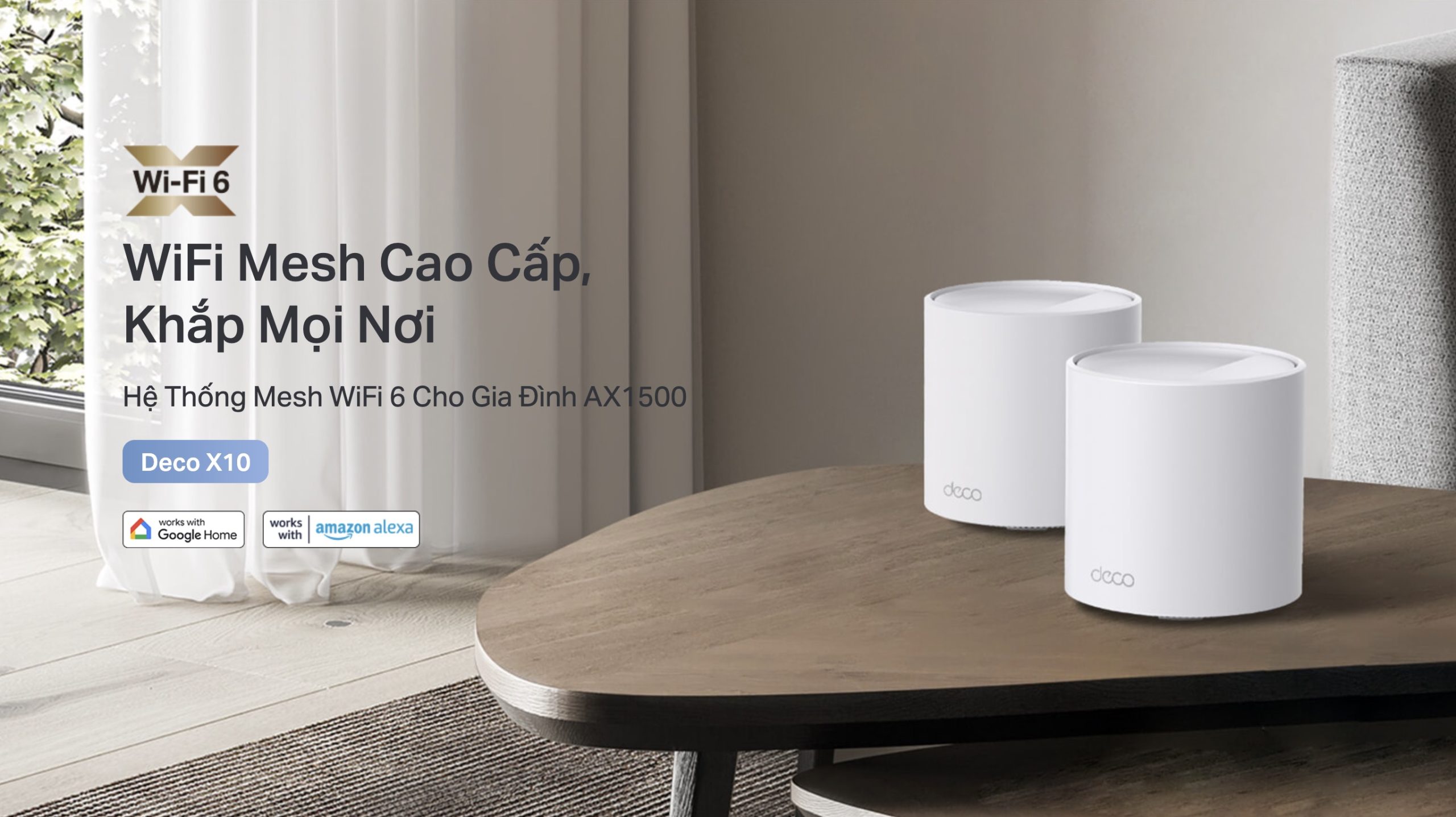 Router Mesh Wifi 6 Tp-Link Deco X10 Ax1500 - Akia Smart Home Router Mesh Wifi 6 Tp-Link Deco X10 Ax1500 - Akia Smart Home
