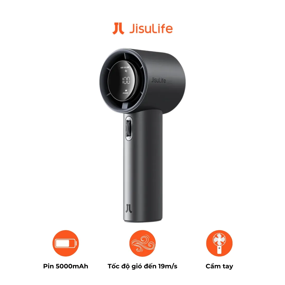 Quạt cầm tay Jisulife Pro1S vỏ hợp kim PRO 18W FA53 - AKIA Smart Home