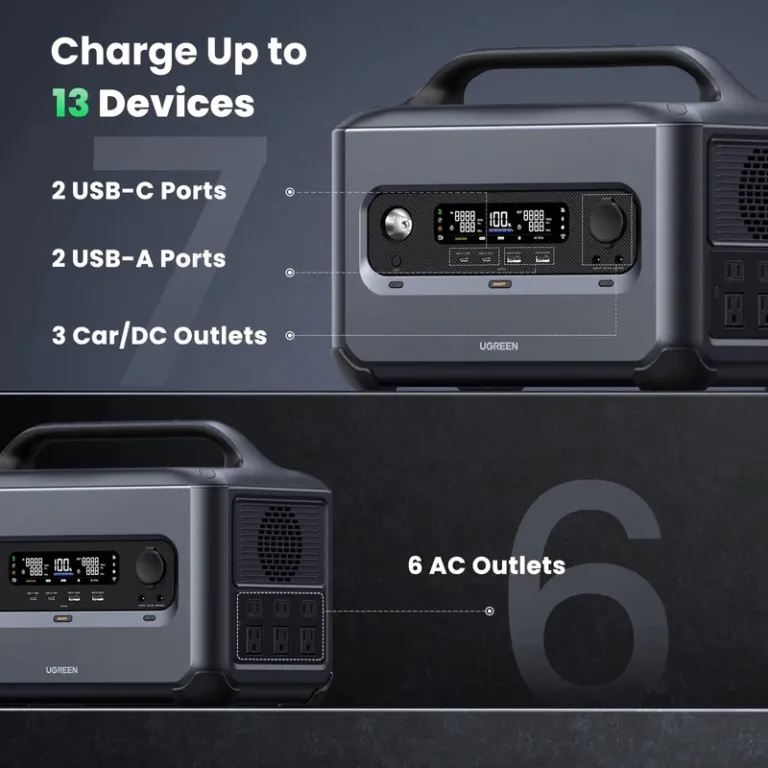 Trạm sạc dự phòng Ugreen GS1200 1200W - AKIA Smart Home