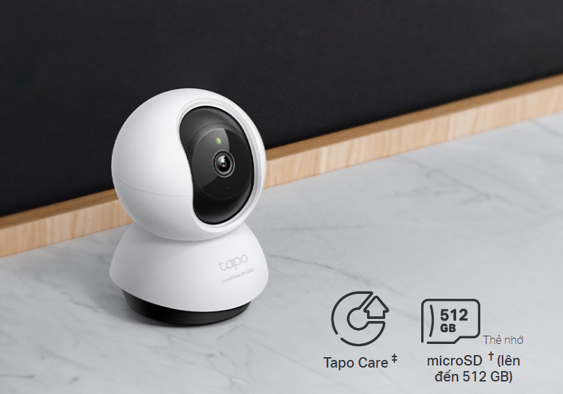 Camera An Ninh Wifi Xoay 360 Trong Nhà Tp-Link Tapo C220 18 Tapo C220
