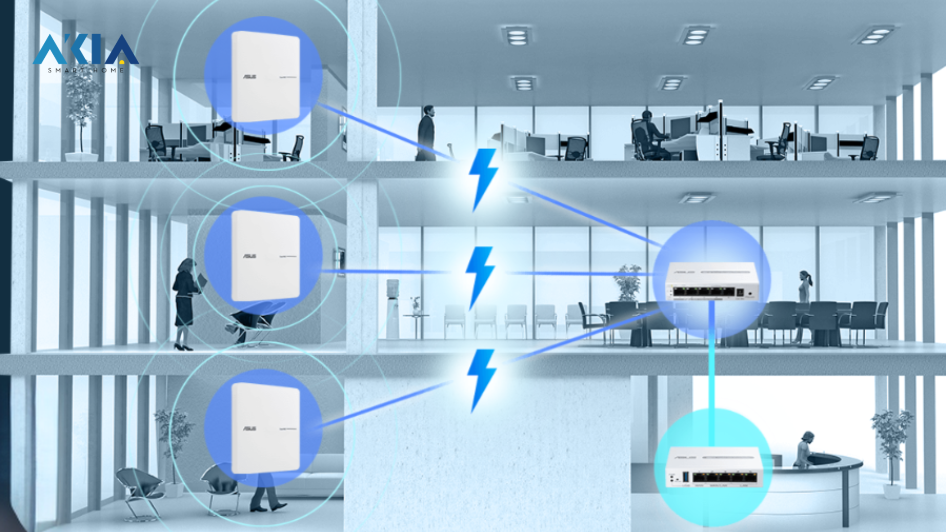 Thiết Bị Mạng Asus Expertwifi Eba63 Tốc Độ Cao - 1 Pack (Ax3000/Aimesh) 12 Router Wifi Mesh Asus Expertwifi Eba63
