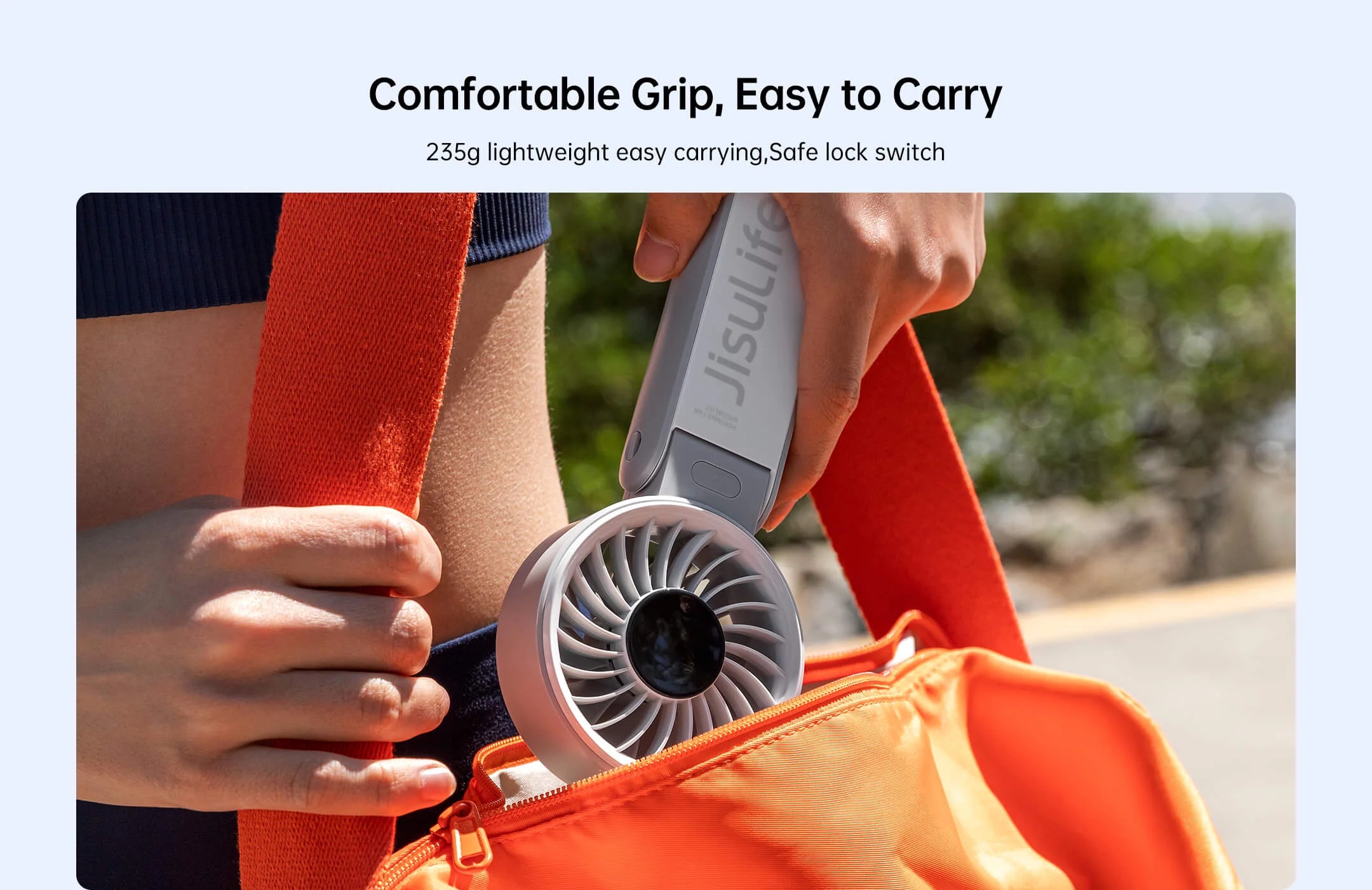 Quạt Cầm Tay Jisulife Life7 Dạng Gập 25 Quạt Cầm Tay Jisulife Life7 Dạng Gập - Akia Smart Home