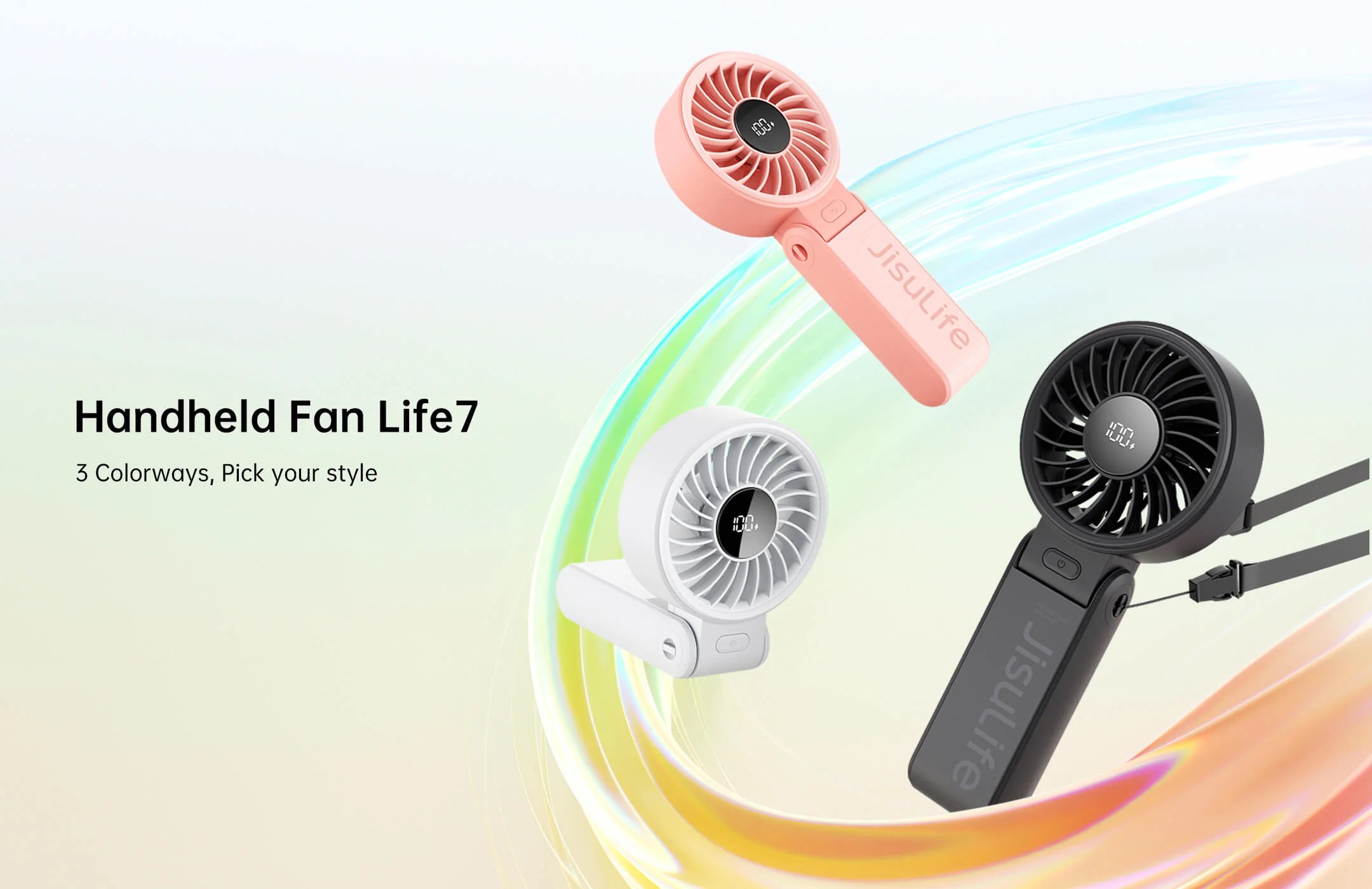 Quạt Cầm Tay Jisulife Life7 Dạng Gập 22 Quạt Cầm Tay Jisulife Life7 Dạng Gập - Akia Smart Home