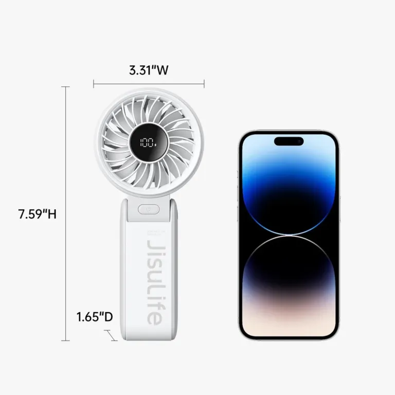 Quạt cầm tay JisuLife Life7 dạng gập - AKIA Smart Home