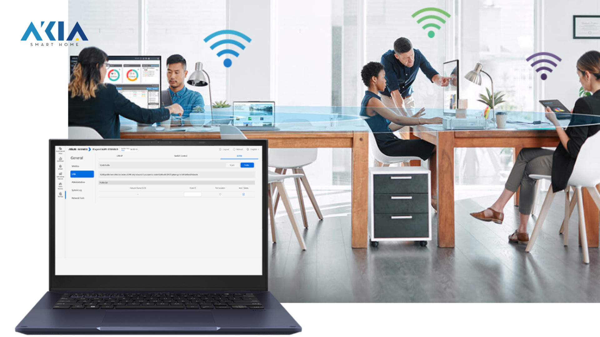 Thiết Bị Mạng Asus Expertwifi Eba63 Tốc Độ Cao - 1 Pack (Ax3000/Aimesh) 14 Router Wifi Mesh Asus Expertwifi Eba63