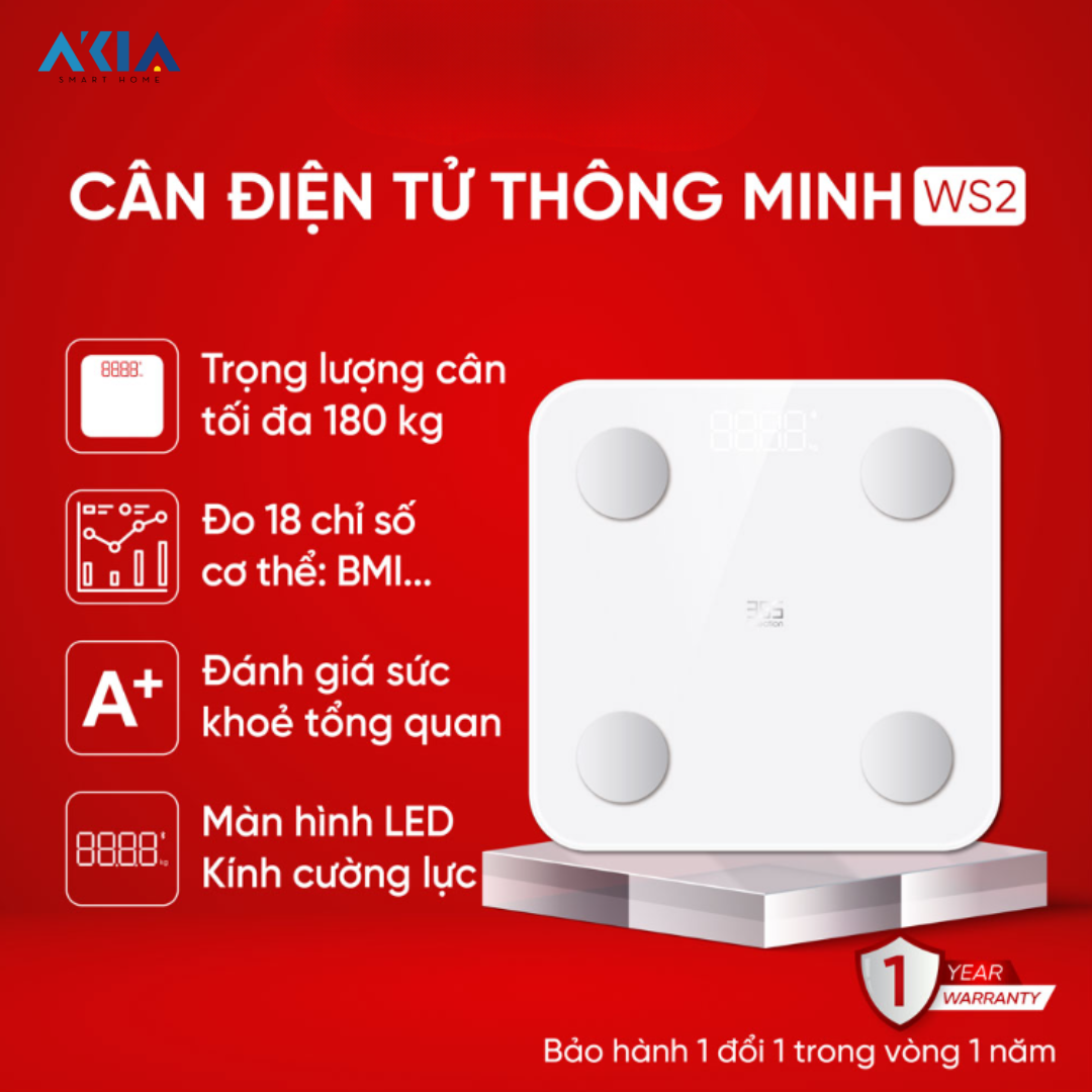 Cân Điện Tử Thông Minh 365 Selection Ws2 10 Cân Điện Tử Thông Minh 365 Selection Ws2