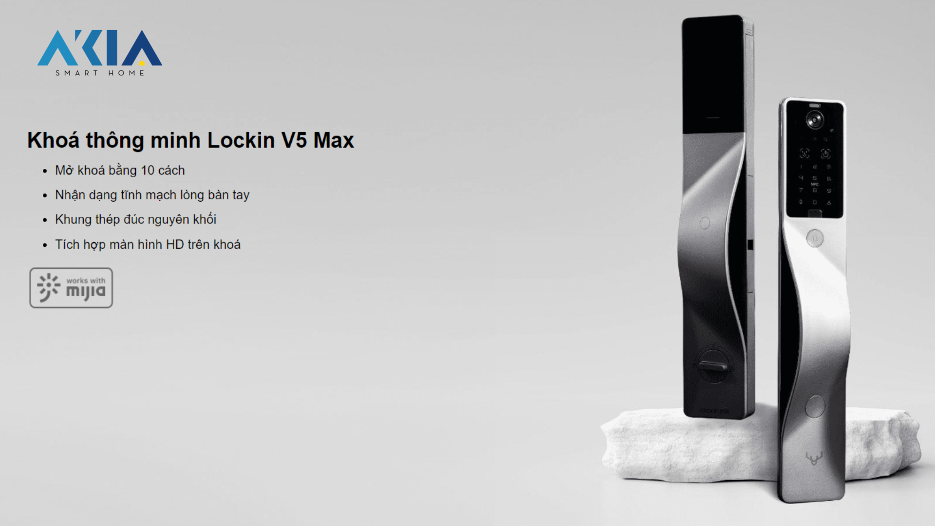 Khóa Cửa Nhận Diện Khuôn Mặt Thông Minh Lockin V5 Max 33 Khóa Cửa Thông Minh Lockin V5 Max