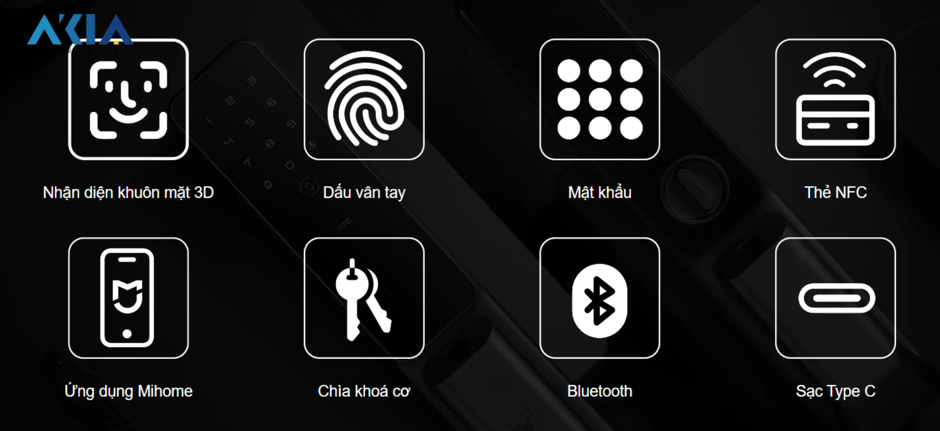 Khóa Thông Minh Nhận Diện Khuôn Mặt Lockin S50F 13 Khóa Thông Minh Nhận Diện Khuôn Mặt Lockin S50F