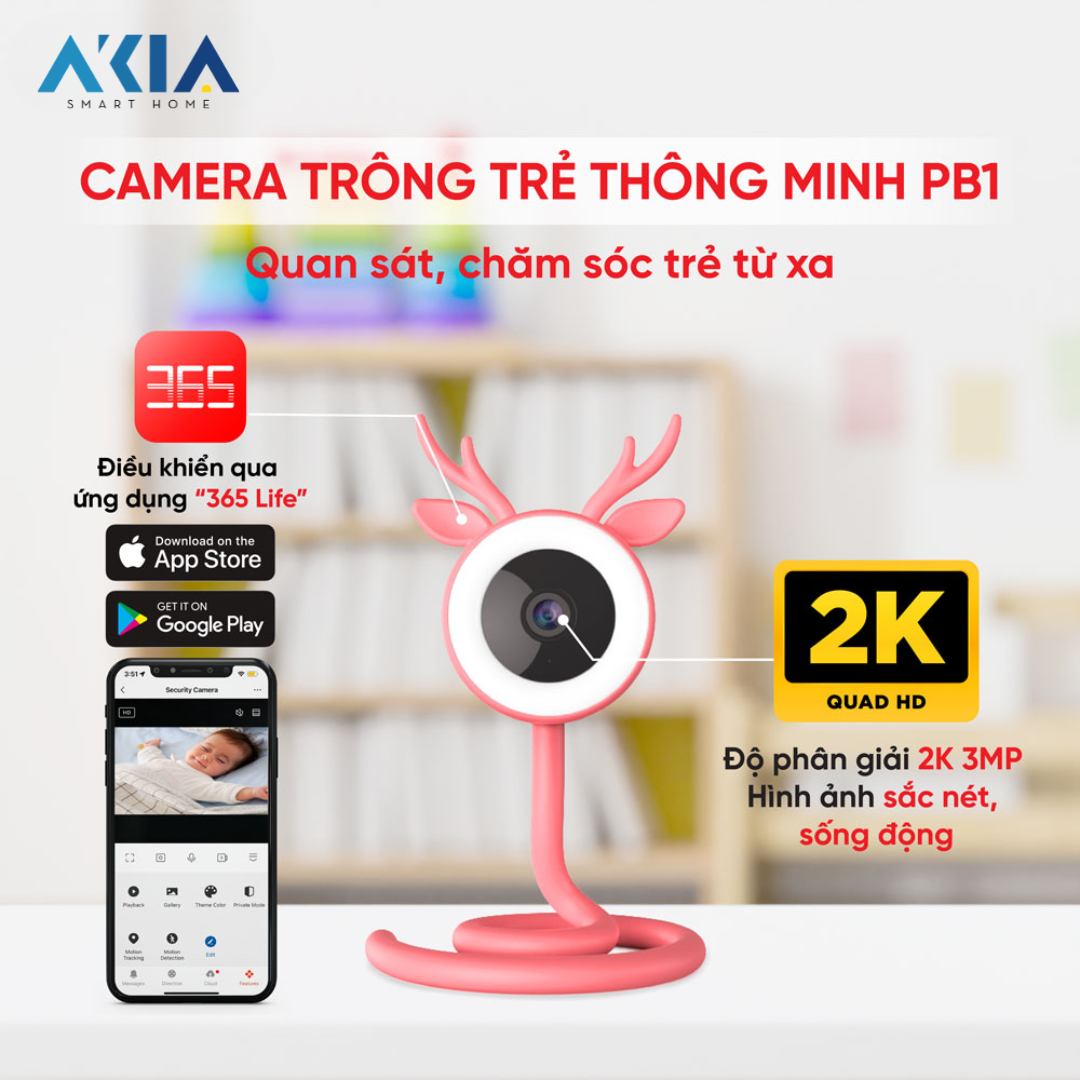 Camera Trông Trẻ Thông Minh 365 Selection Pb1 20 Camera Trông Trẻ Thông Minh 365 Selection Pb1