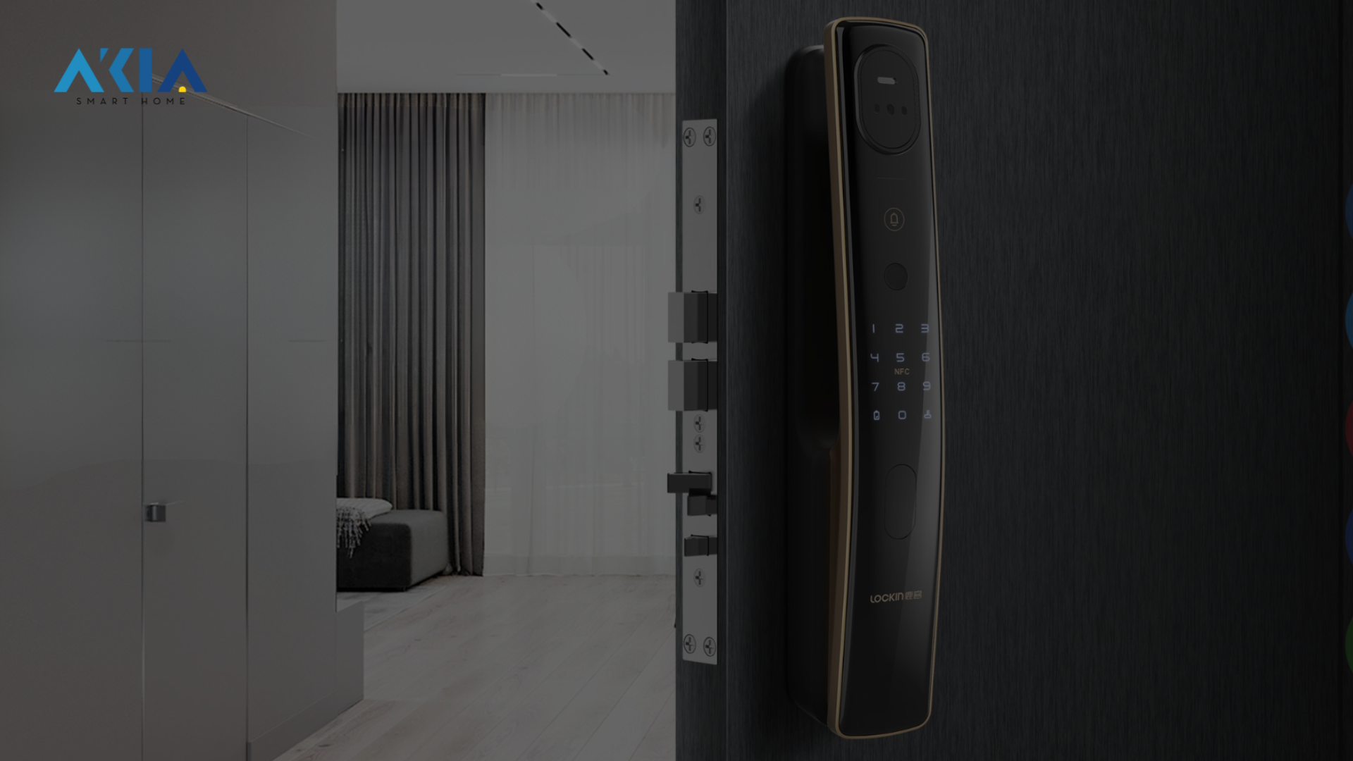 Khóa Thông Minh Nhận Diện Khuôn Mặt Lockin S50F 14 Khóa Nhận Diện Khuôn Mặt Thông Minh Lockin S50F