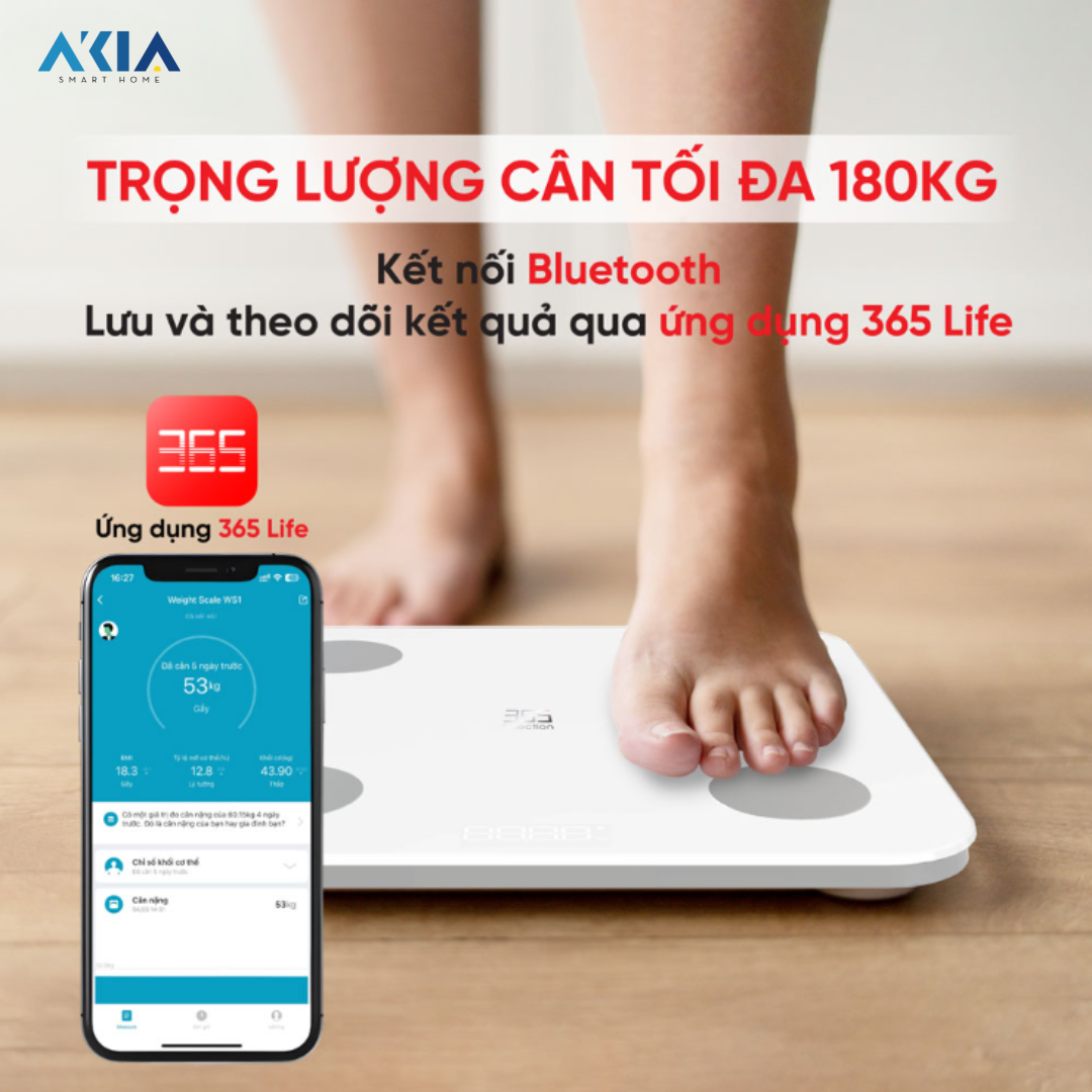Cân Điện Tử Thông Minh 365 Selection Ws2 16 Cân Điện Tử Thông Minh 365 Selection Ws2