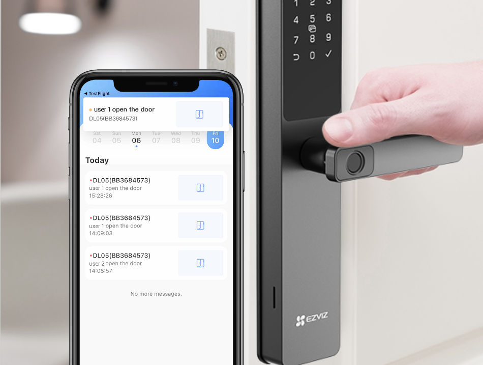 Khóa Vân Tay Thông Minh Ezviz Dl05 12 Khóa Ezviz Dl05