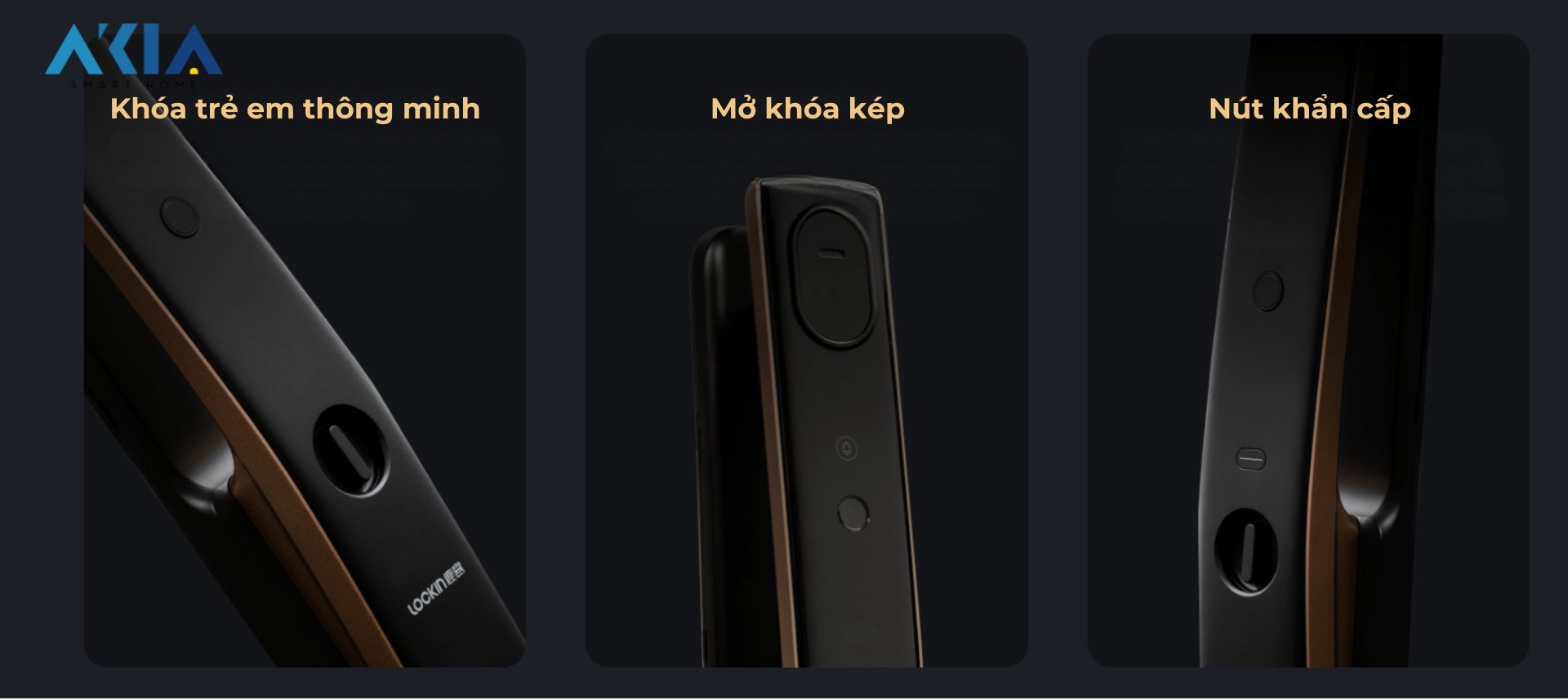 Khóa Thông Minh Nhận Diện Khuôn Mặt Lockin S50F 15 Khóa Nhận Diện Khuôn Mặt Thông Minh Lockin S50F